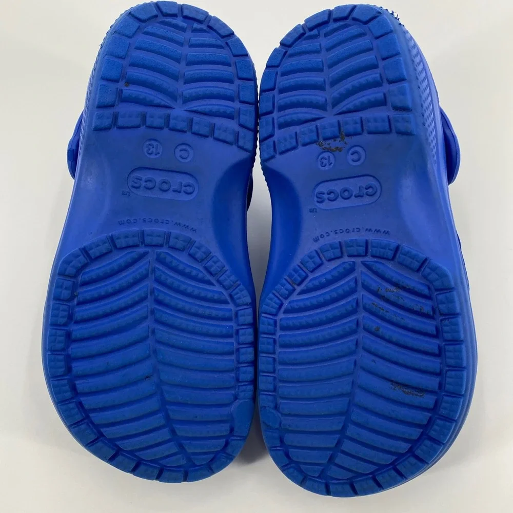 Crocs Classic Clog Kids Size 13 Blue Slip On Water Friendly Comfort Play Outdoor